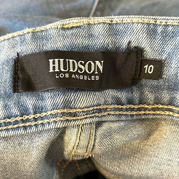 New Hudson Women’s Jeans size 10 Icy Blue Button Back Pocket H0524-01 - Picture 6 of 9